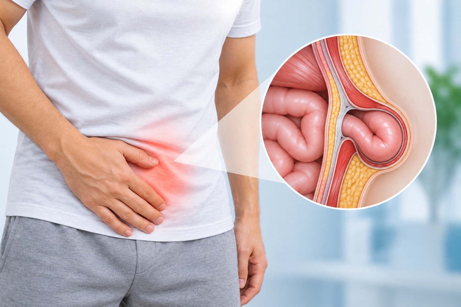 Hernia: Symptoms, Types & Modern Surgical Treatment - Gangasheel Hospital Bareilly